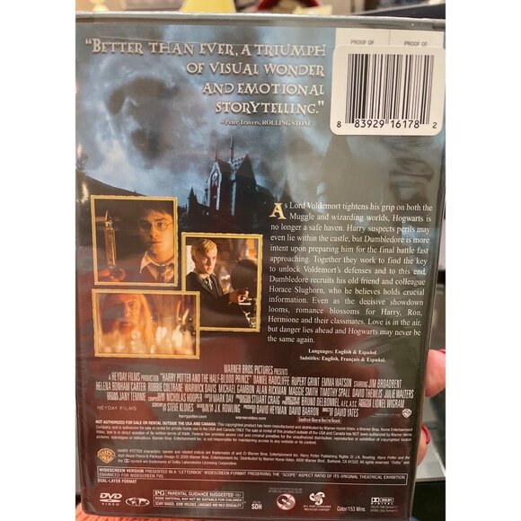 Harry Potter and the Half Blood Prince DVD Movie Daniel Radcliffe Emma Watson - Picture 2 of 2